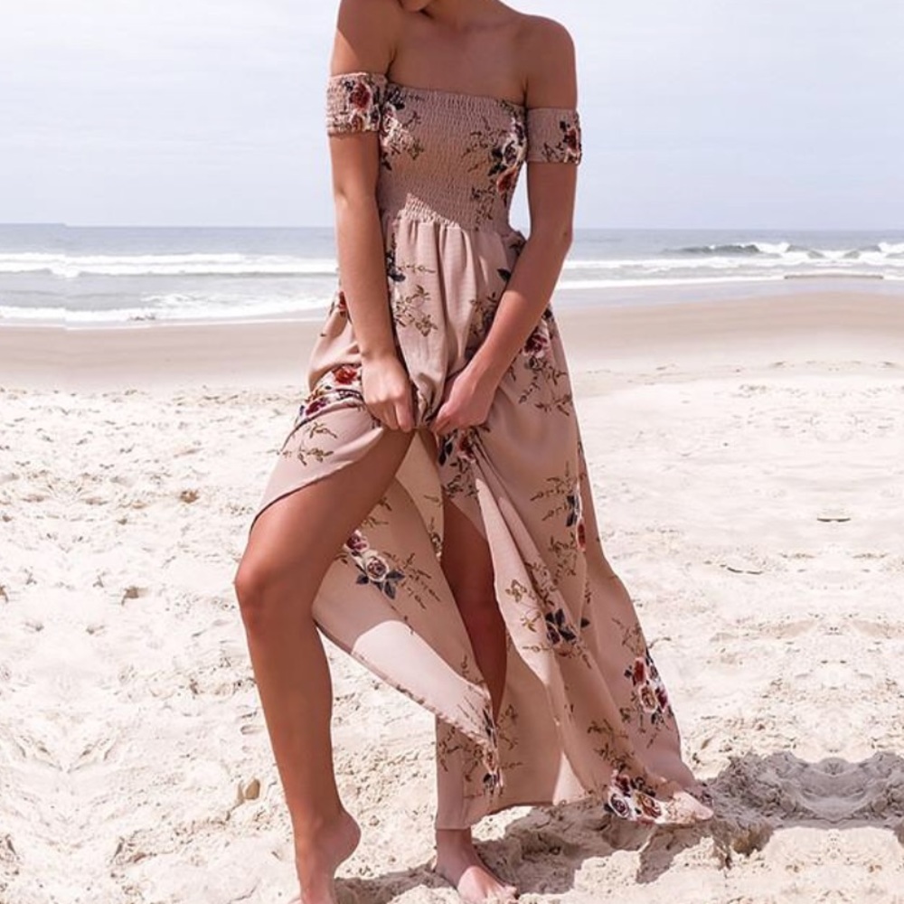 Floral off the shoulder Dress